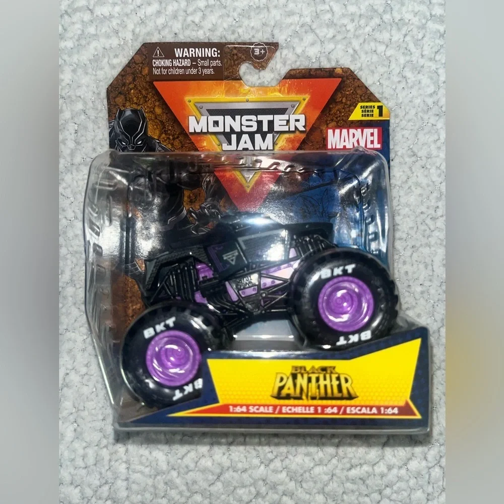 Marvel Monster Jam complete 4pack set